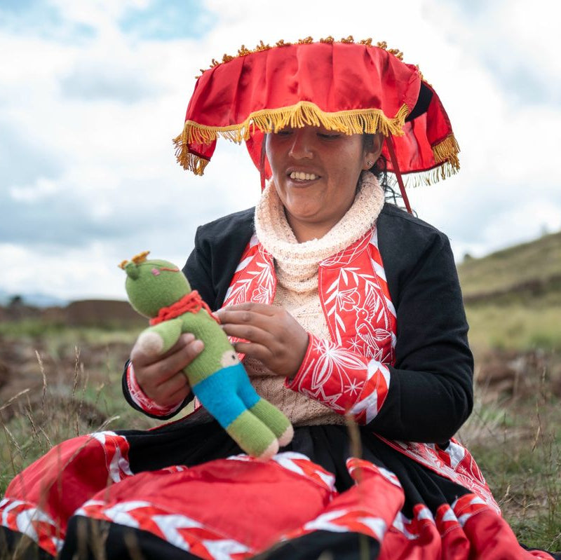 Asiri Handmade Frog Doll – “Asiri and the Treasure of Lake Titicaca” Collection