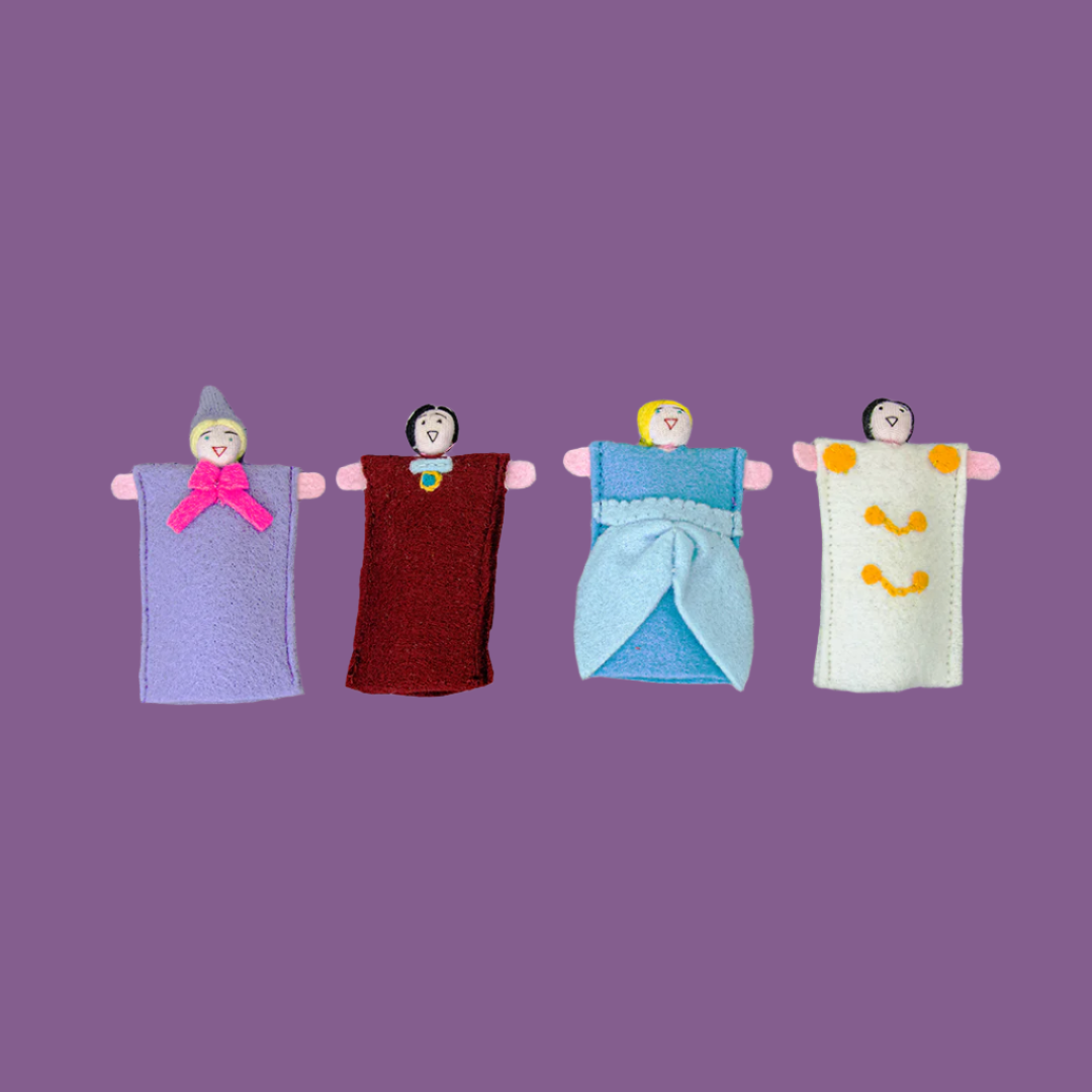Cinderella Finger Puppets