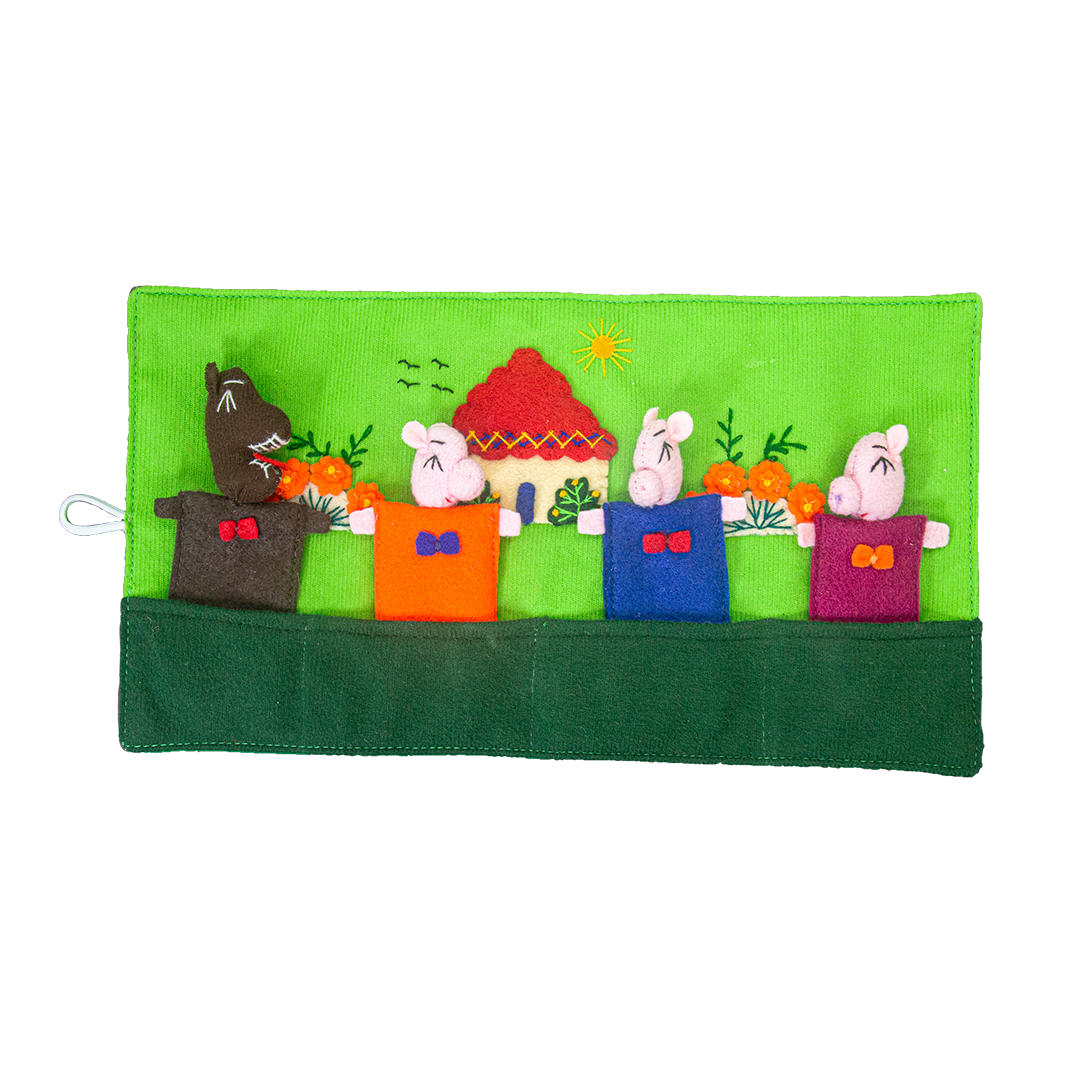 The Three Little Pigs Finger Puppets