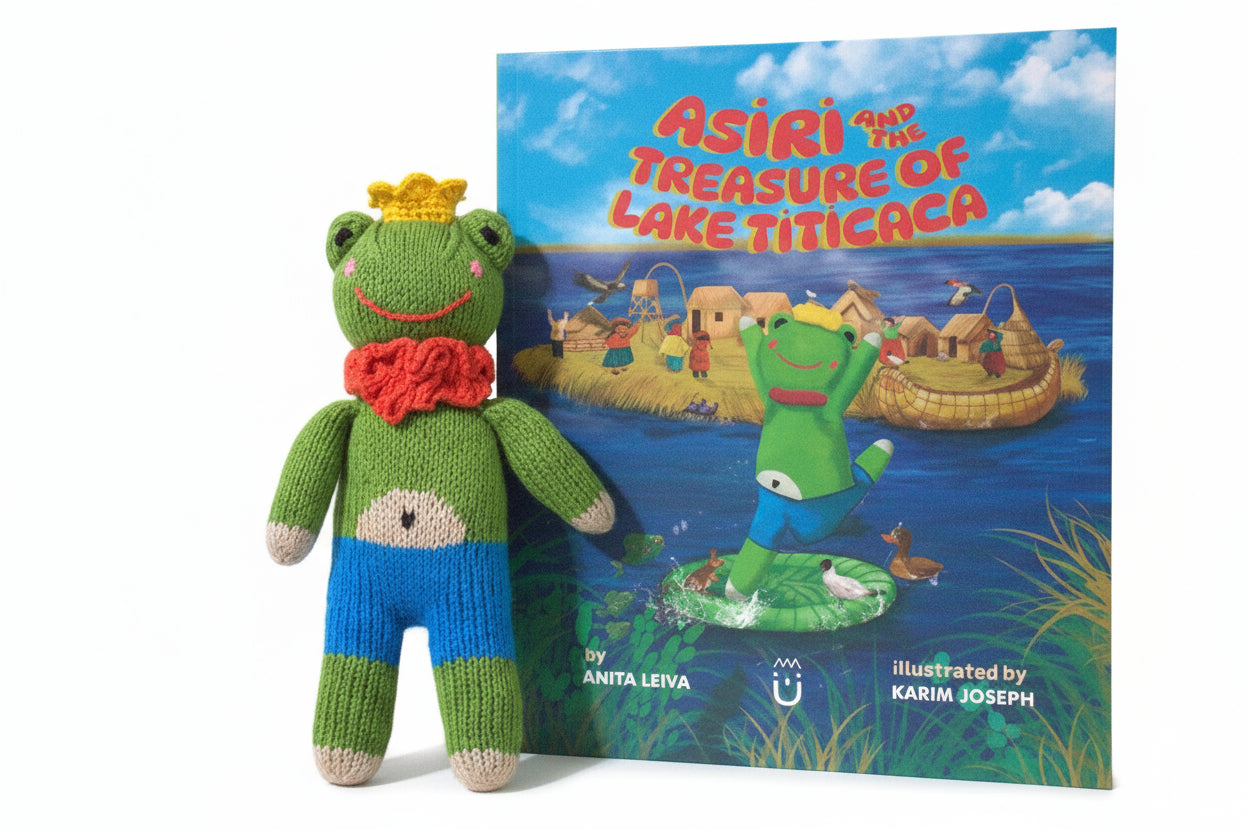 Asiri Handmade Frog Doll – “Asiri and the Treasure of Lake Titicaca” Collection