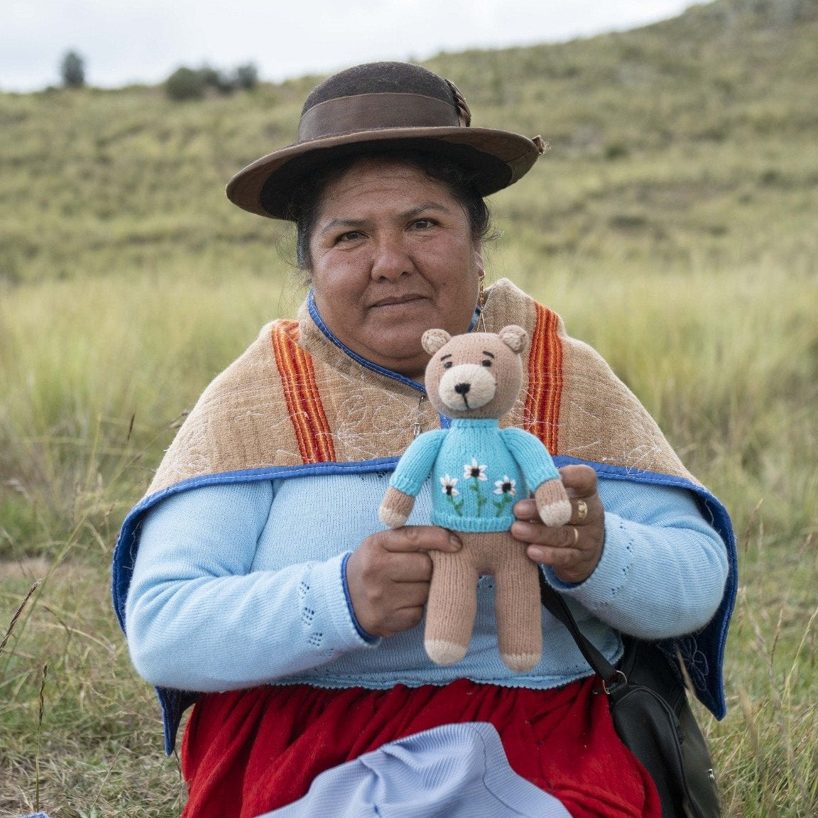 Ukuku Handmade Bear Doll – “Asiri and the Treasure of Lake Titicaca” Collection