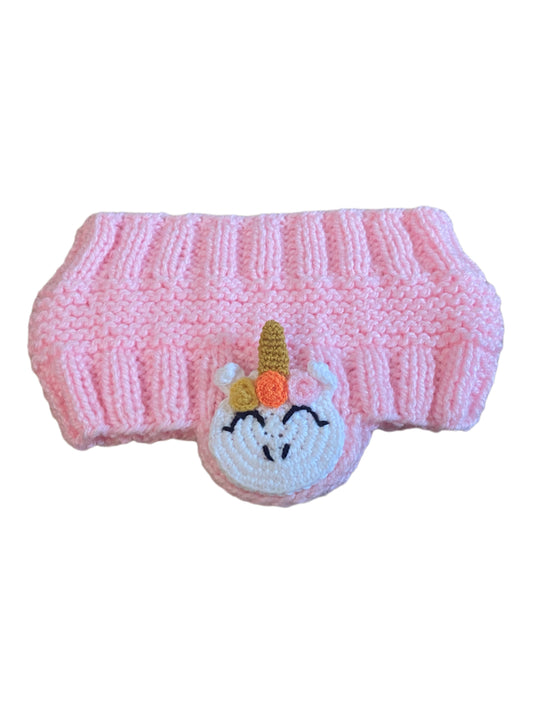 Unicorn Ear Warmer / Ear Muffs / Hand-knitted ear warmer