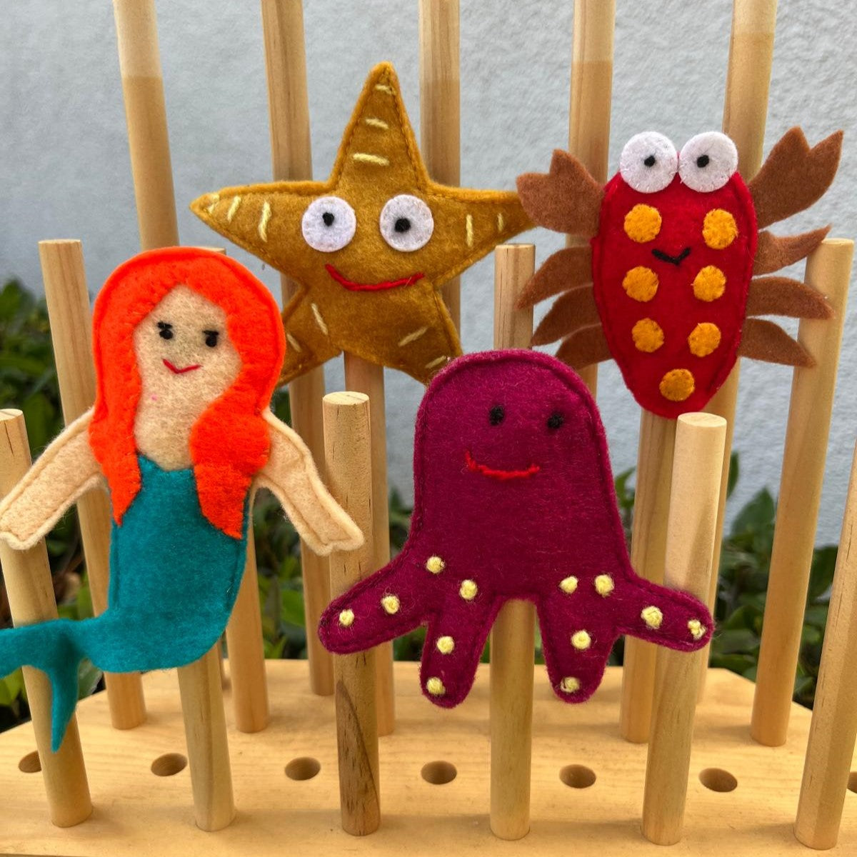 Under The Sea Finger Puppet Set