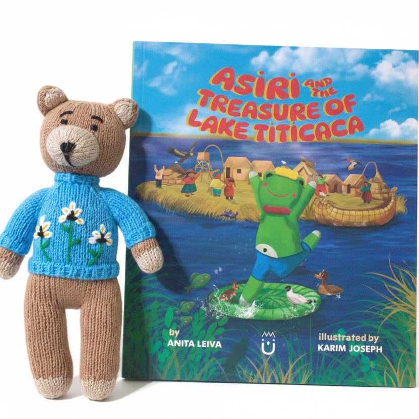 Ukuku Handmade Bear Doll – “Asiri and the Treasure of Lake Titicaca” Collection