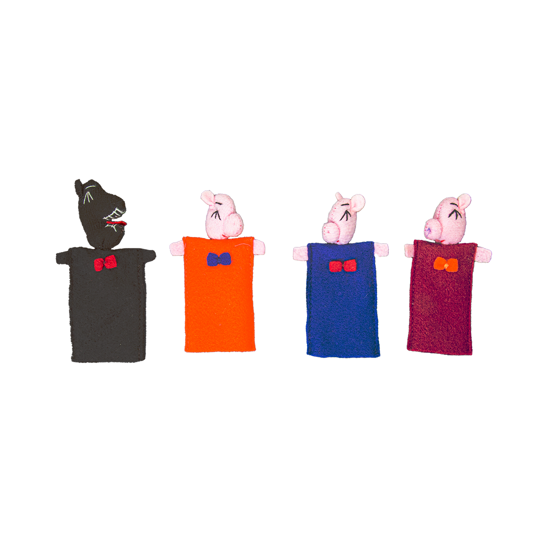 The Three Little Pigs Finger Puppets